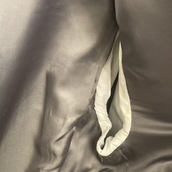 Chaps 100% Lambswool Blazer Jacket Mens 42R Gray Houndstooth Sport Coat Formal - Picture 16 of 16